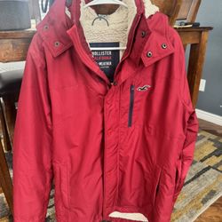 Hollister Red Jacket