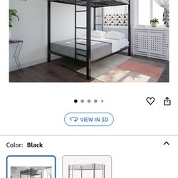 Full Over Full Newish Bunk Beds With New Mattresses