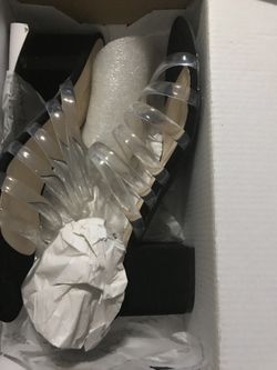 Slippers flat flip flops silver black new size