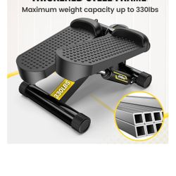 Steppers for Exercise, Stair Stepper with Resistance Bands,Stepper 330LBS Hydraulic Fitness Stepper