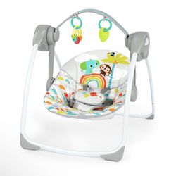 Bright stars portable baby swing