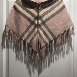 Girls Burberry Poncho