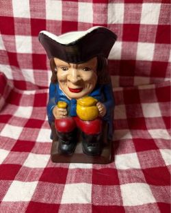 Toby Jug Ceramic Figurine Pitcher