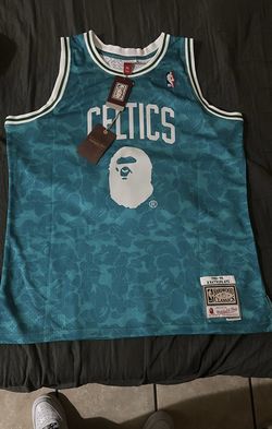 Bape Celtics Mitchell And Ness Jersey Size XL Brand New With Bag 
