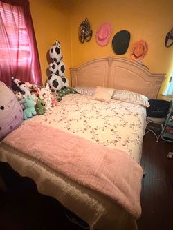 King Size  Bed Frame with Arched Headboard