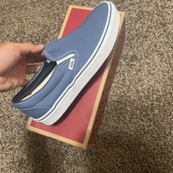 Brand New Navy Blue Vans Size 10.5 M