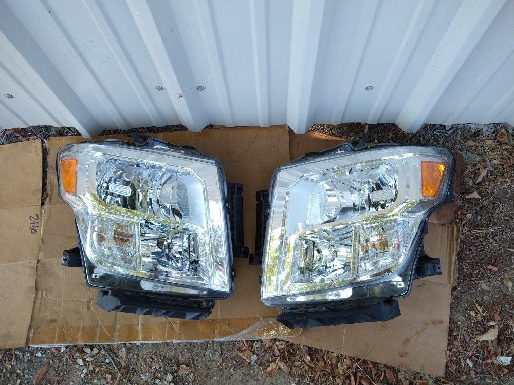 Original OEM Nissan Titan 2020 Headlights
