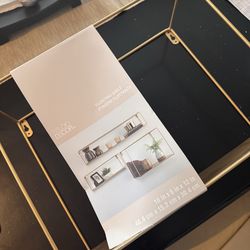 Gold Floating Shelf
