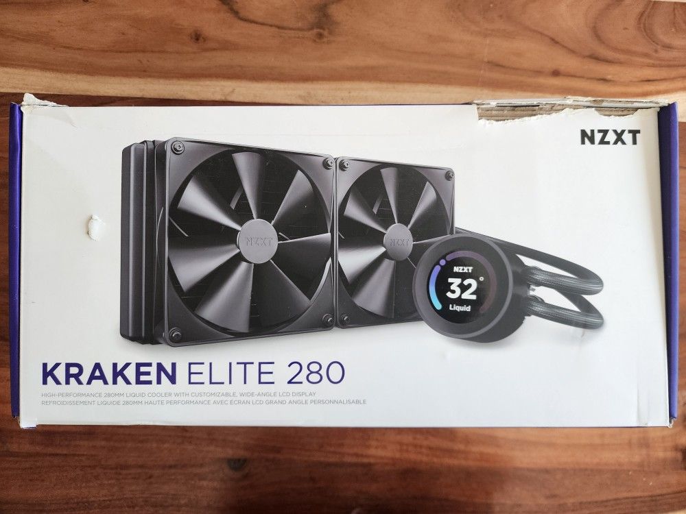 NZXT Kraken Elite 280 AIO Liquid CPU Cooler READ DESCRIPTION