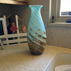 Tall Glass Vase