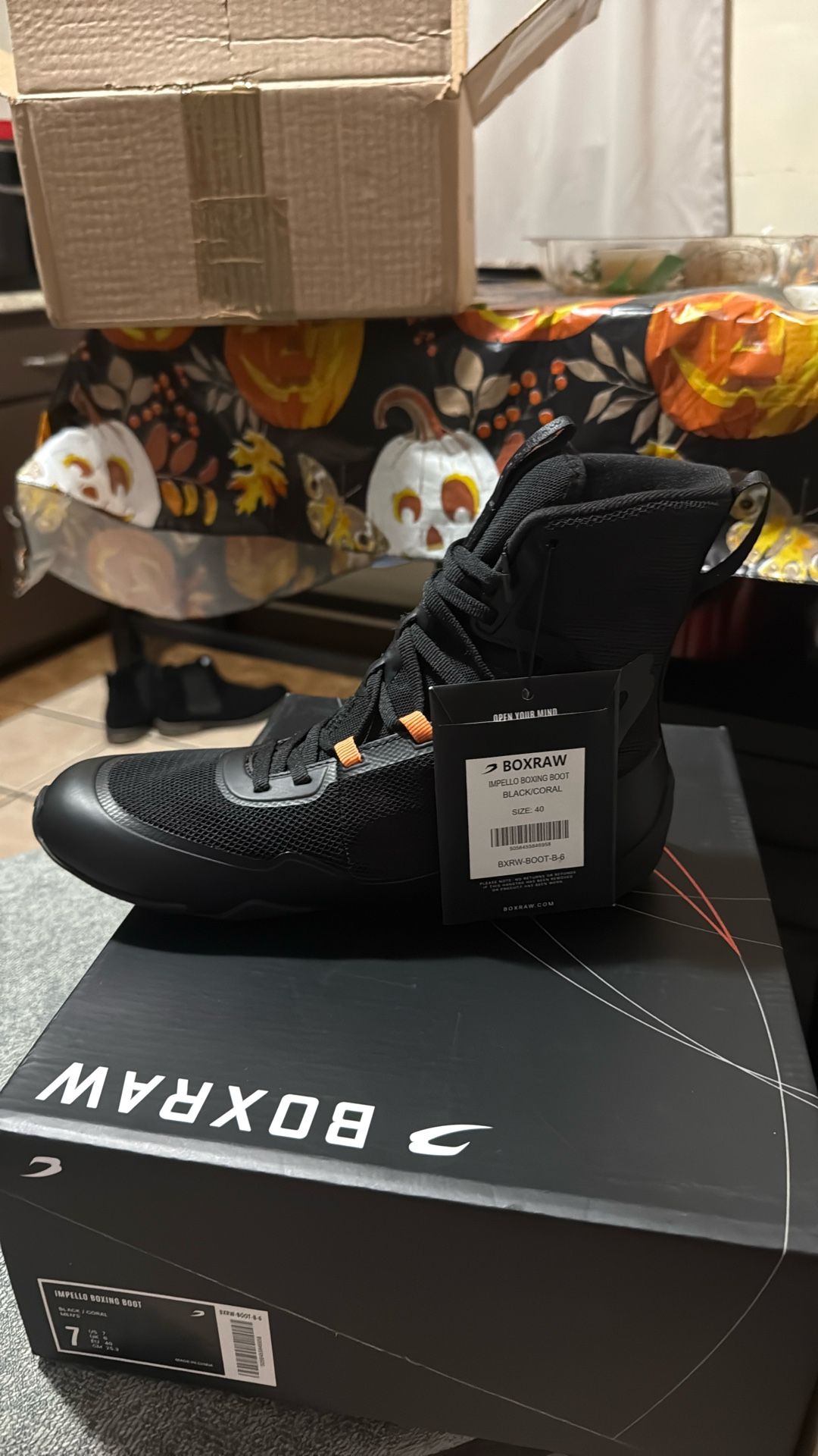 Boxraw Impello Boots black Size 7 