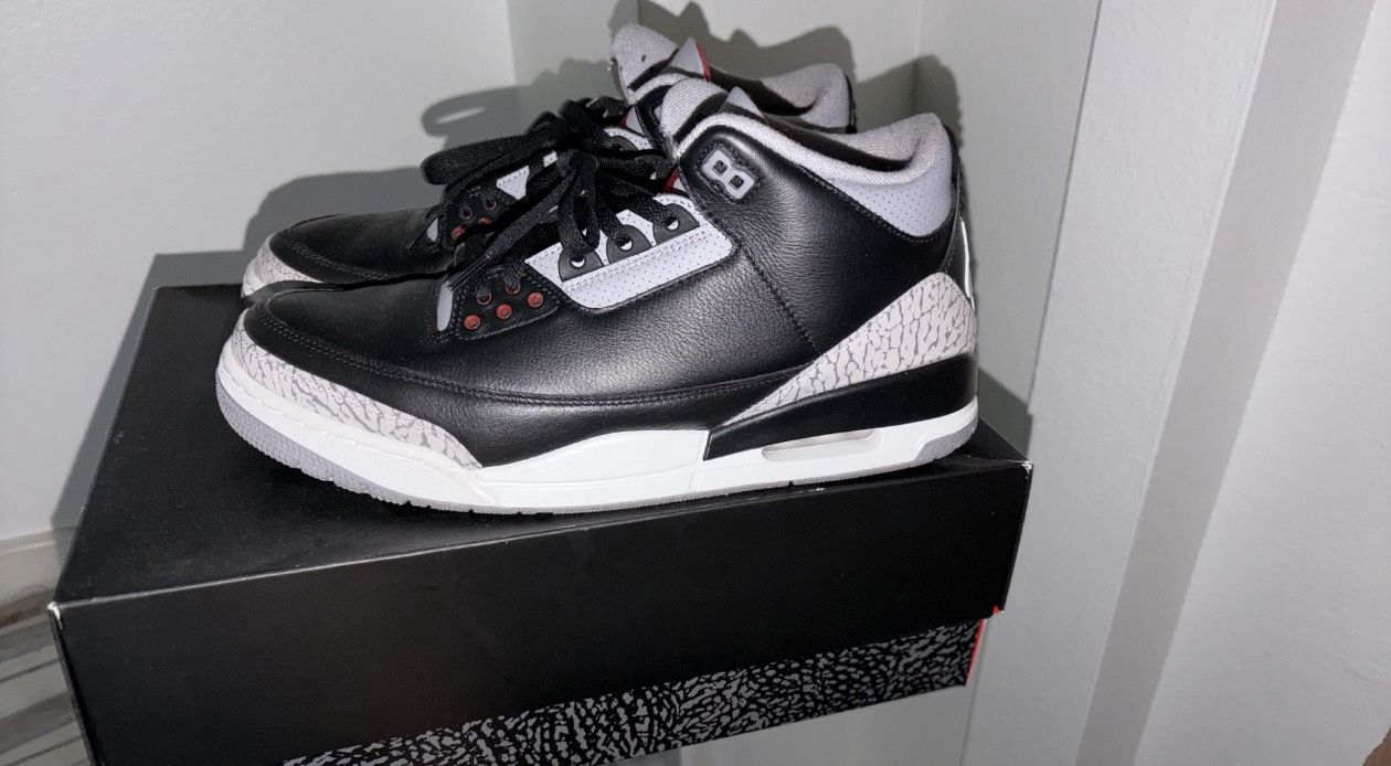 Jordan 3s Black Cement