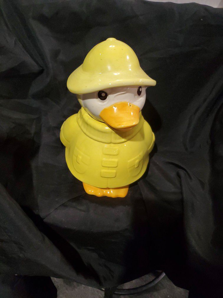 Puddles The Duck Cookie Jar