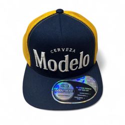 Adjustable Yellow Modelo Cap - One Size Fits All