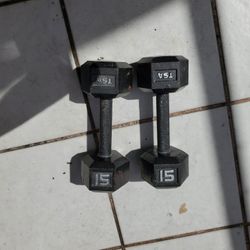 2x 15lb Dumbbell