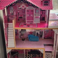 Pink dollhouse