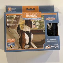 Tru-Fit Smart Dog Walking/Driving Harness Size Medium, Up To 75lbs
