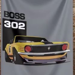 American Muscle Royalty Precision & Power Classic Icon Wall Tapestry 24"× 35"