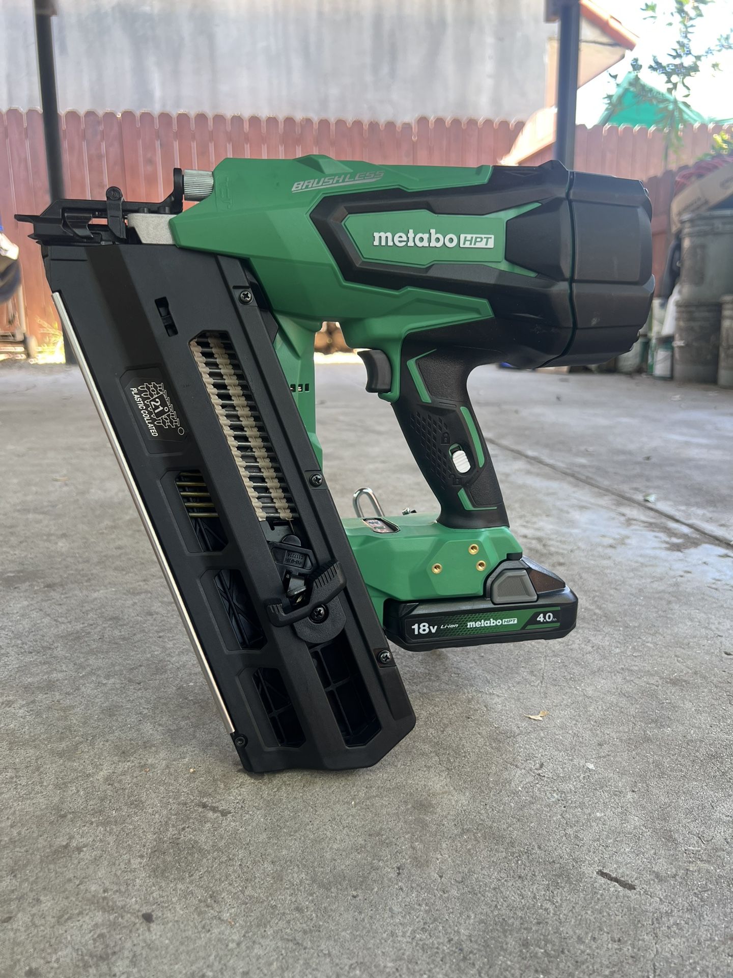 Metabo HPT 3 1/2”, 21 Degree, Framing Nailer