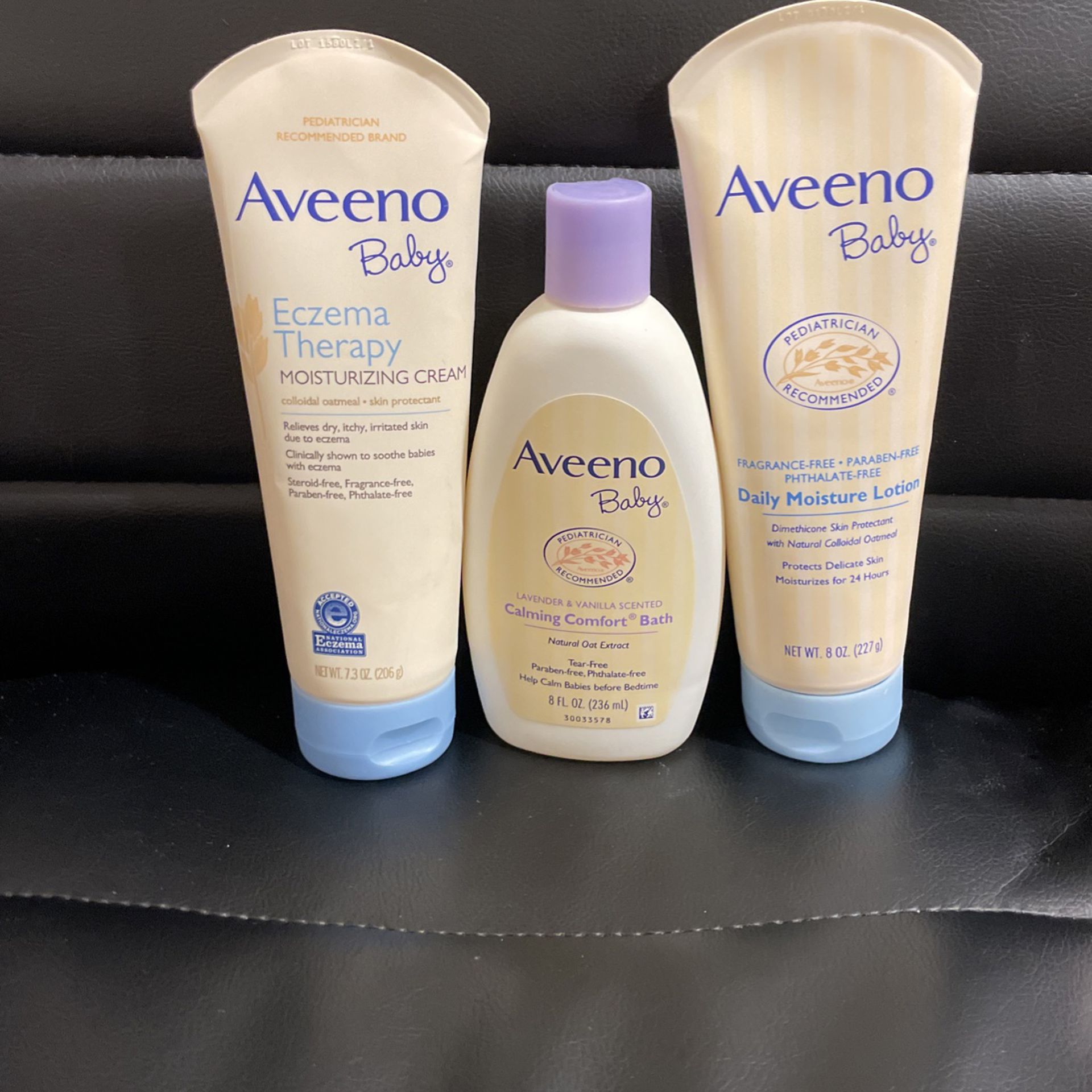 Aveeno Baby❤️ Eczema Therapy Cream + Daily Lotion + Lavender Bath