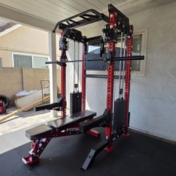 Vesta Pro Series 2in1 Squat Rack | Functional Trainer | 400lb Weight Stack | Commercial Grade | Gym Equipment | FREE DELIVERY🚚