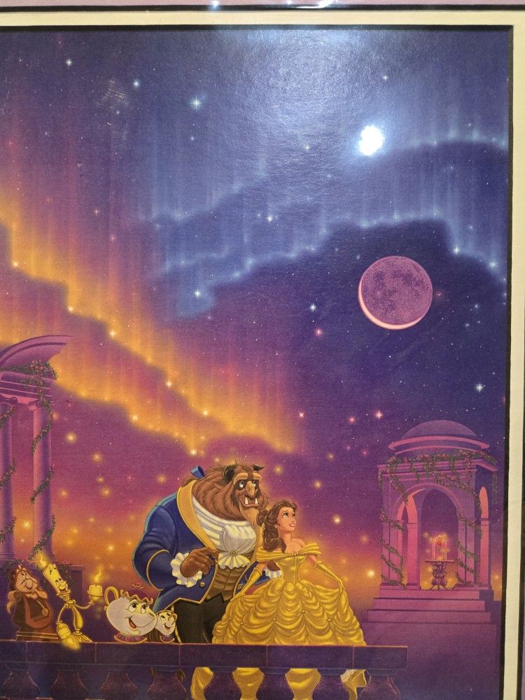 🥀Disney Beauty and the Beast Lithograph – $40 (or best offer)