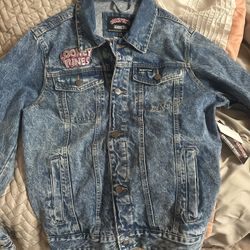 Members Only Denim Jacket Looney Toons 
