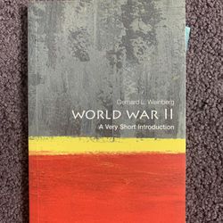 World War II A Very Short Introduction By Gerhard L. Weinberg