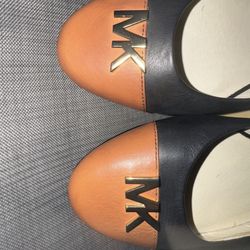 LEATHER BALLET FLATS Sz 9 $75