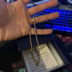 14K Gold 18” Tri Rope Chain 3MM