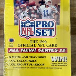Sealed Wax: 1990 NFL Pro Set Series 2 Box