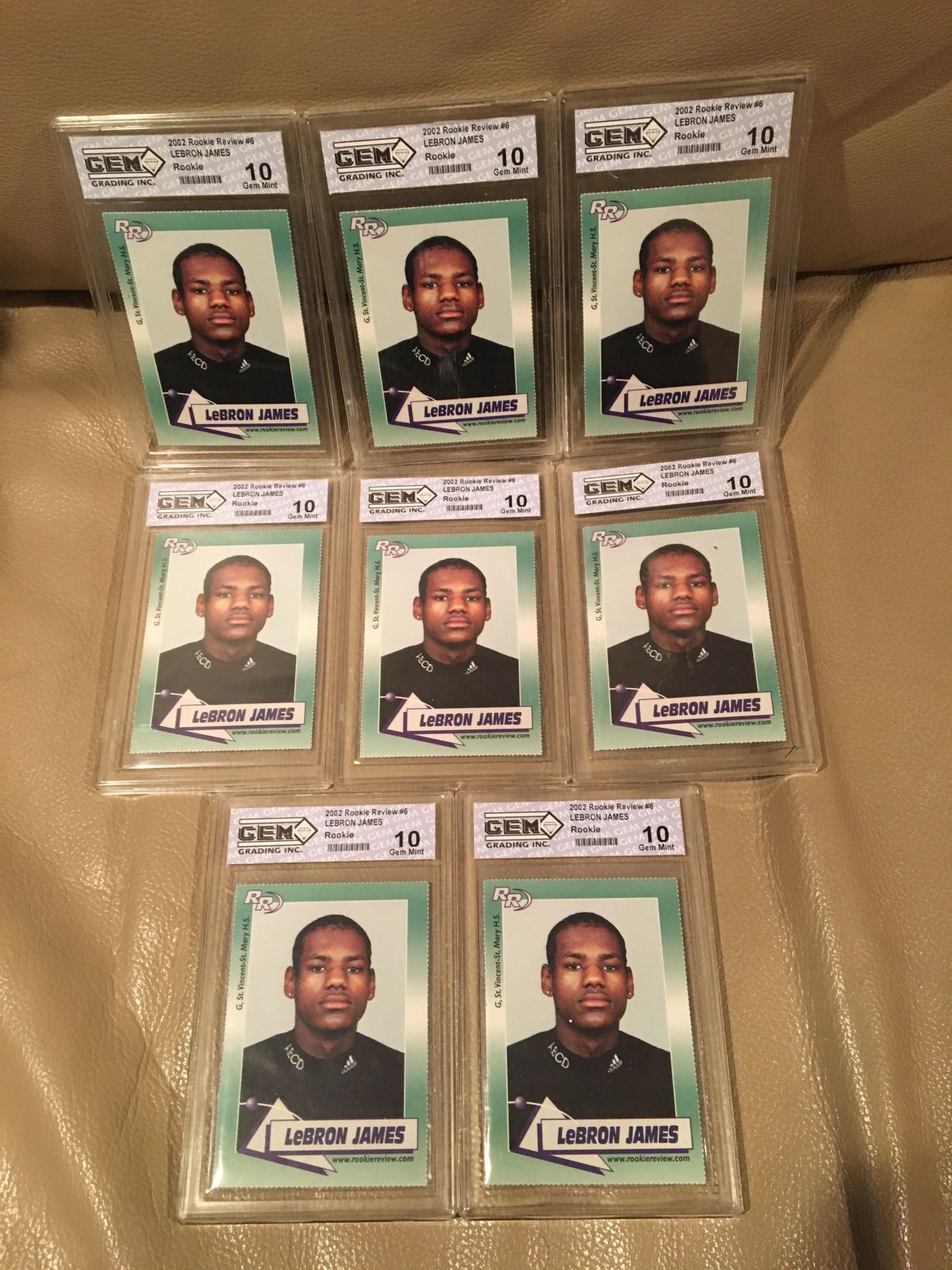 LEBRON Rookies Graded Investment Lot