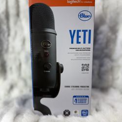 YETI Multi-Pattern USB Microphone with Blue VO!CE
