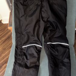 black BILT motorcycle riding pants