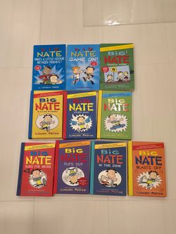 Big Nate Book Lot of 10 by Lincoln Peirce - Hardcover & Paperback Chapter Books