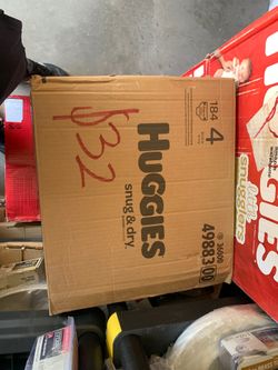 huggies snug & dry size 4, 184 count