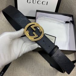 Gucci Men’s Belt For Gift New 