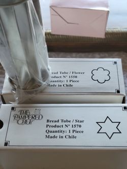 New Pampered chef bread tubes molds