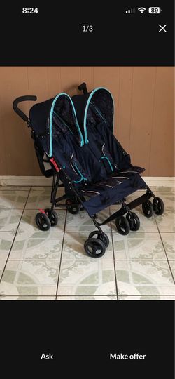 LIKE NEW UMBRELLA LIGHT WEIGHT DOUBLE STROLLER!!!!