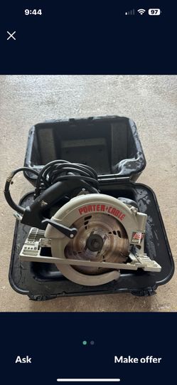 Sierra Porter Cable 71/4 Y Estuche 