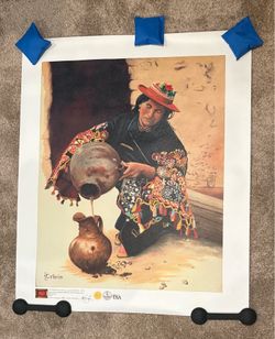 Authentic Limited Edition Giclee Print “Bolivia” on Canvas by Bob Erwin with Certificate of Authenticity 30”x36” Rolled in Tube