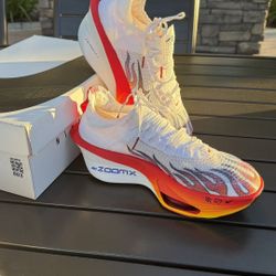 NIKE AIR ZOOM ALPHAFLY NEXT% 3 PREMIUM EKIDEN PACK HABANERO HQ3501-100 SIZE 9.5