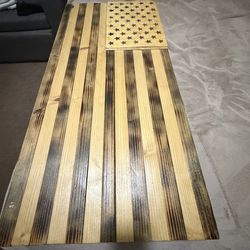 Old Glory torched flag safe