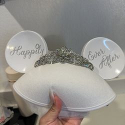 Mickey And Minnie Disney Wedding Ear Hats
