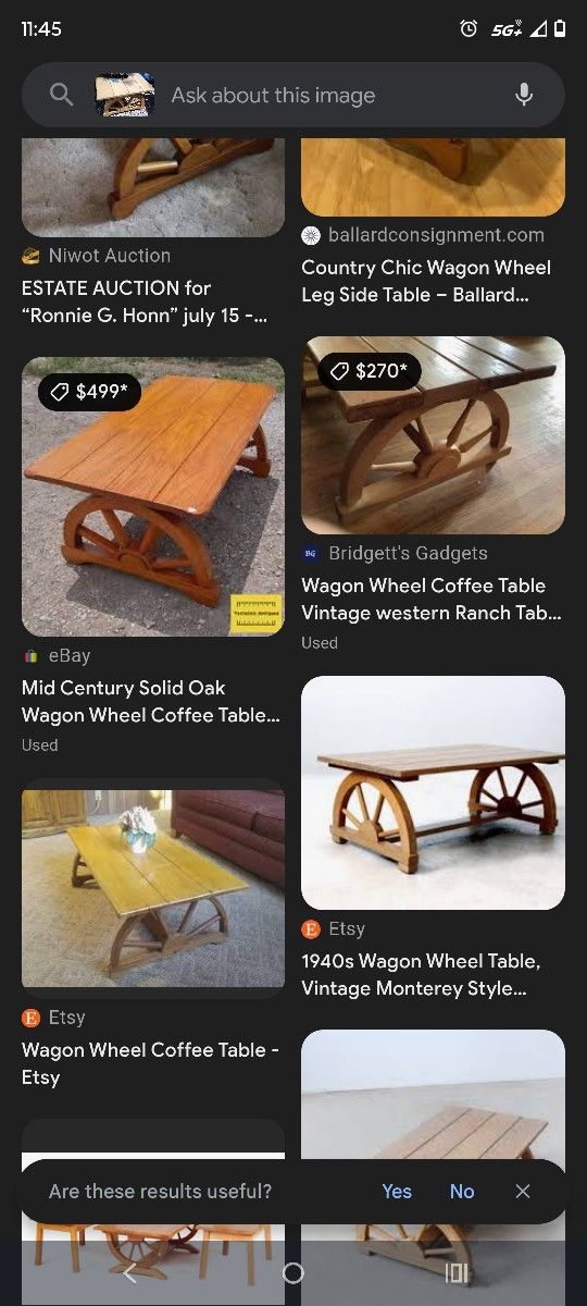 Vintage Maple Wagon Wheel Western Ranch Lounge Chair and Platform Rocker - Pair