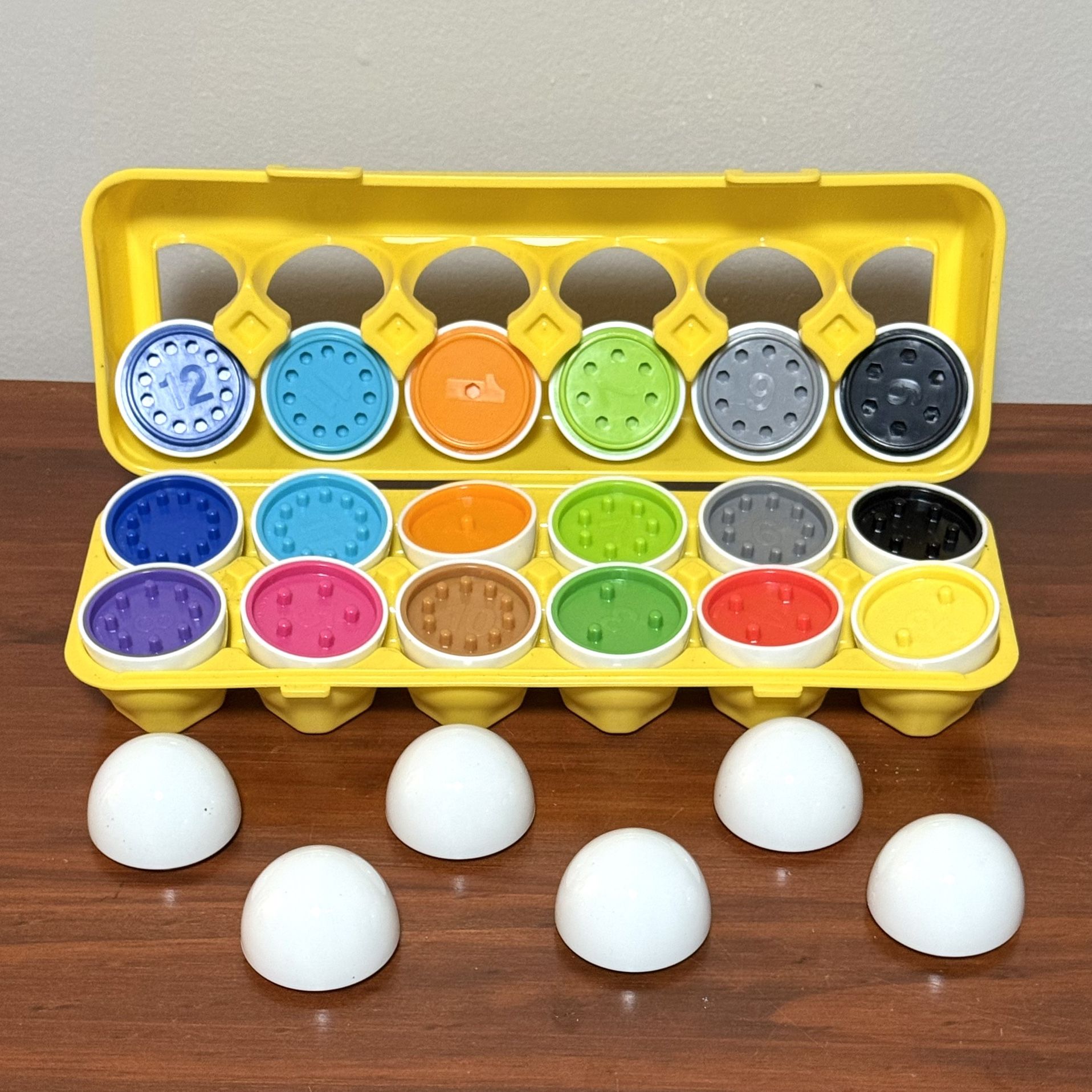 Kids Matching Eggs And Colors Educational Puzzle Toy