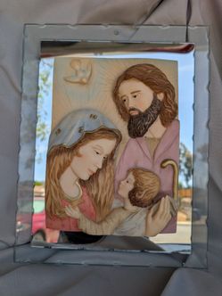 Holy Family Relief Plaque — "Casa Elite," Designed by M. Valenti