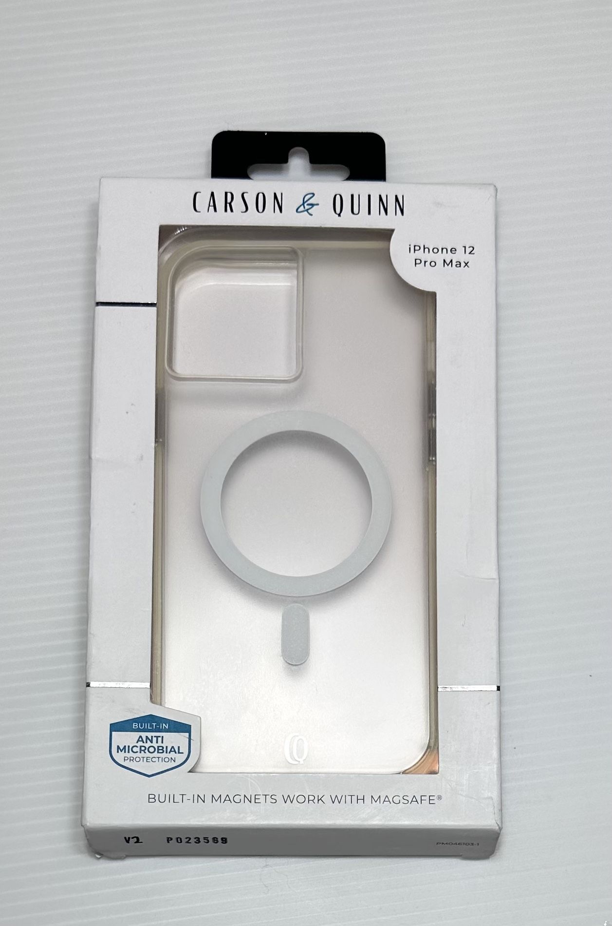 Carson And Quinn with magsafe iPhone 12 Pro Max Clear New in Box Phone Case