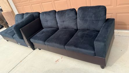 Black Sectional Sofa