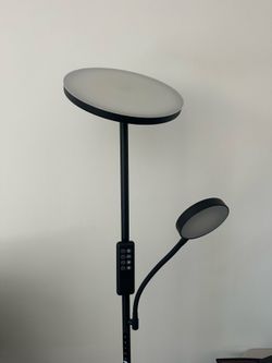 Tall LED Lamp with Remote